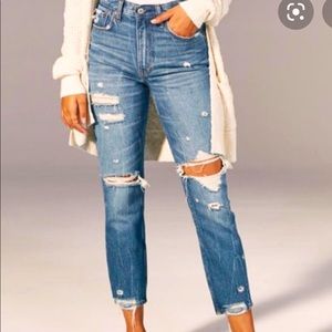 A&F mom jeans